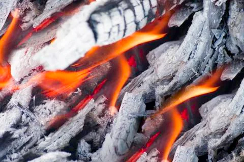 Fire coals Stock Photos