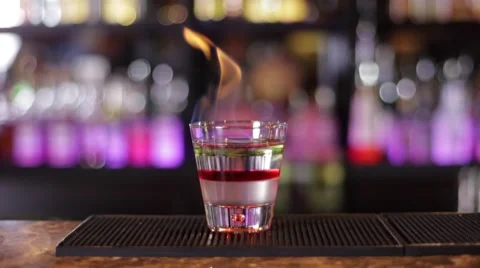 Fire coctail 動画素材 41313375