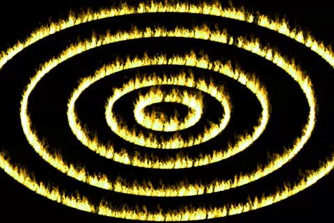 Fire Color flame CG Gradation background wallpaper Stock Illustration