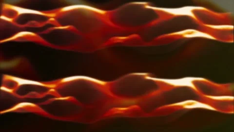 Fire color gradient glossy wavy pattern ... | Stock Video | Pond5