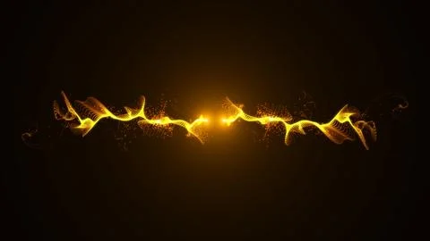 Fire comet light flying in circle Stock Illustration