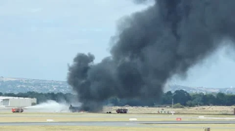 Fire control in Adelaide airport Stock Footage 10807059