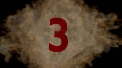 Fire Countdown Stock Footage 21225993