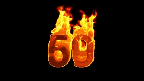 Fire Countdown Stock Footage 125561305