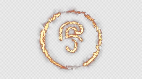 Fire Countdown Stock Footage 165255690