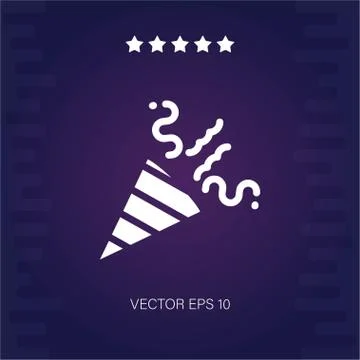 Fire cracker vector icon Stock Illustration