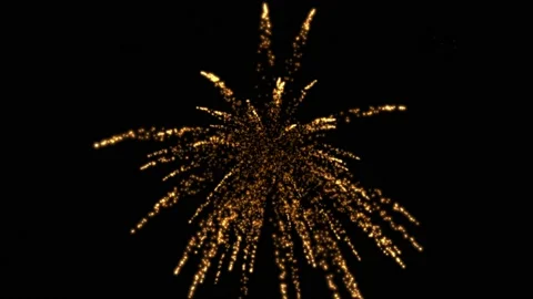 Fire crackers burst motion graphics with night background Stock Footage 200818331
