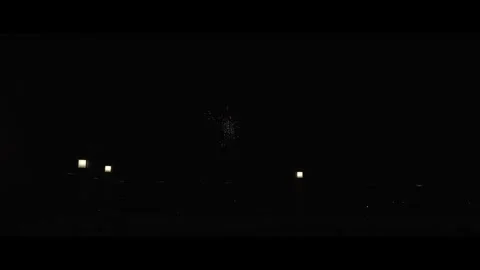 Fire crackers at night Stock Footage 294010231
