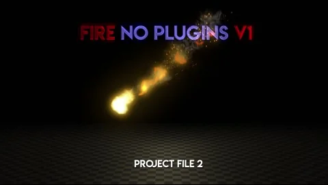 Fire Creator - No Plugins Stock After Effects