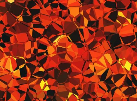 Fire crystal abstract texture Illustrazione stock