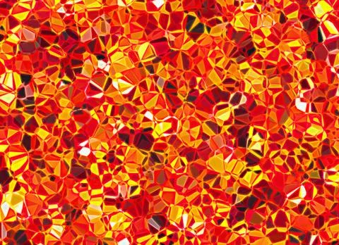 Fire crystal polygonal abstract texture Illustrazione stock