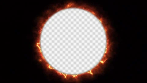 Fire Cutout Overlay Stock Footage 316287164