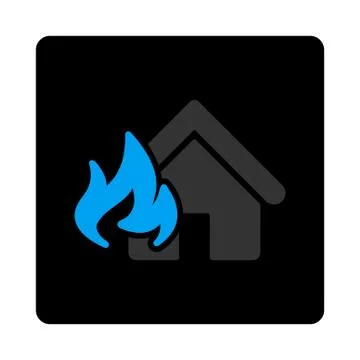 Fire Damage icon Ilustración de archivo