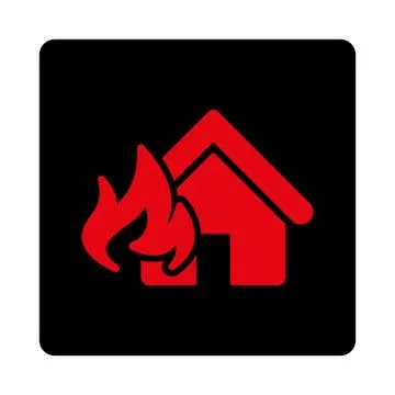 Fire Damage icon Ilustración de archivo