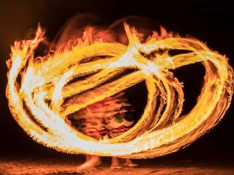 Fire Dance Philippines Stock Photos