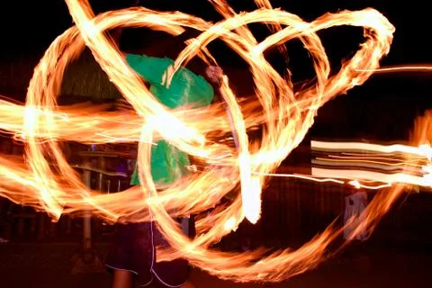 Fire Dancing Stock Photos