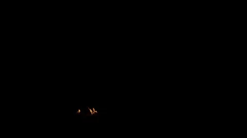 Fire Debris black screen stock video footage Video stock 252449047