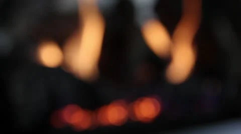 Fire Defocused Stock Footage 49167599