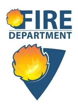 Fire Departmen logo Stock Illustration