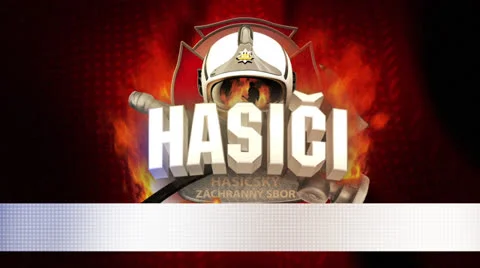 Fire department - intro in Czech language Video stock 23727631