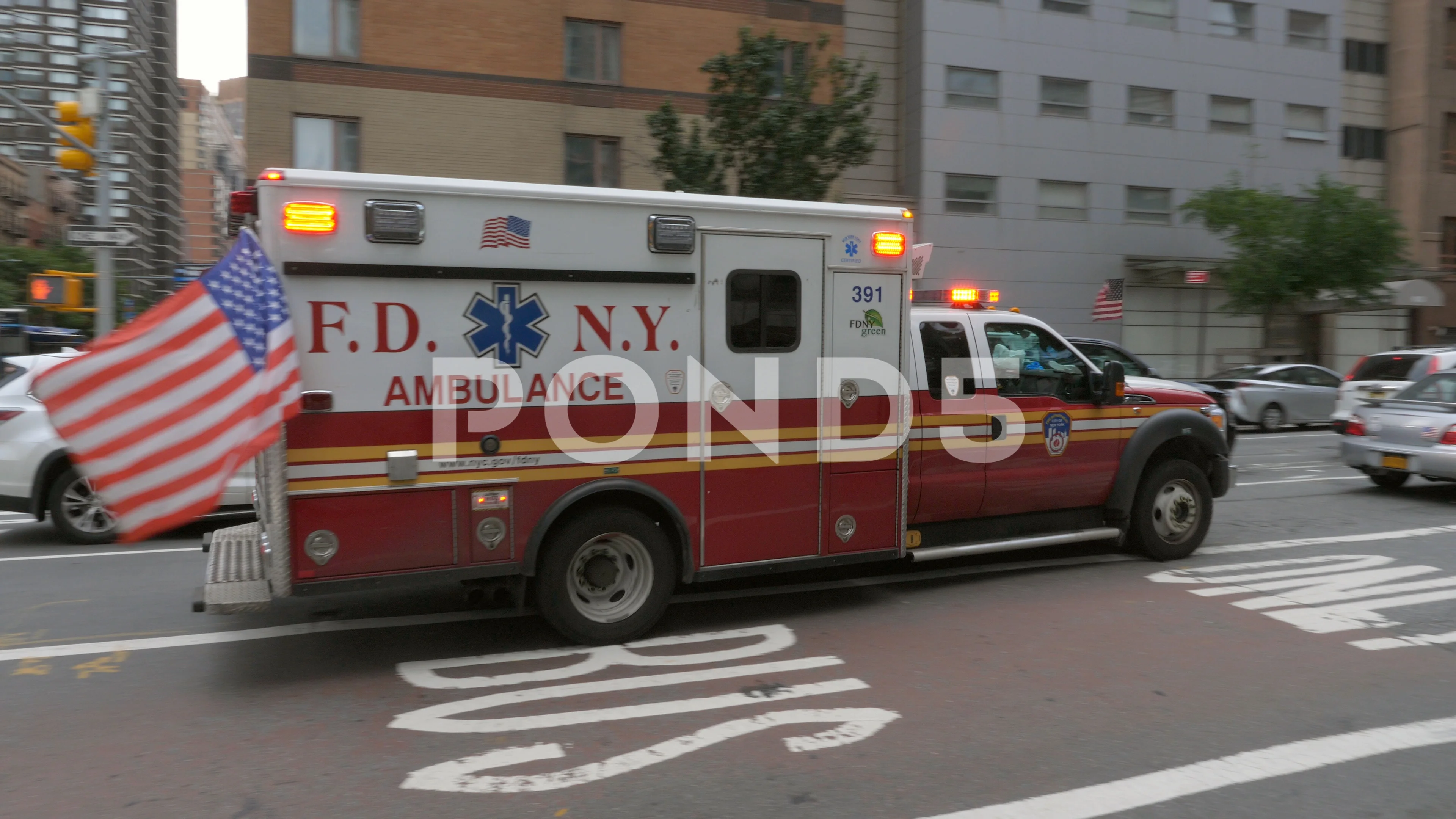 Ambulance in New York City, 1998 - Stock Video Clip - K010/2201 - Science  Photo Library