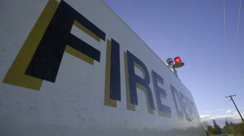 Fire dept sign Stock Footage 60736667
