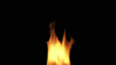 Fire design on black background. Macro camera 스톡 동영상 142419290