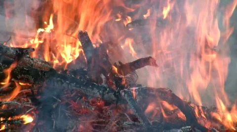 Fire destruction Stock Footage 282870