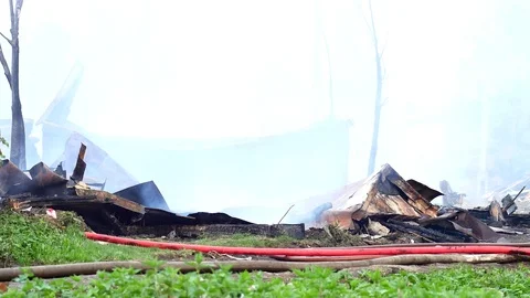 Fire destruction. Stock Footage 109388977