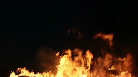 Fire Detail Clip 02 Video stock 10916277