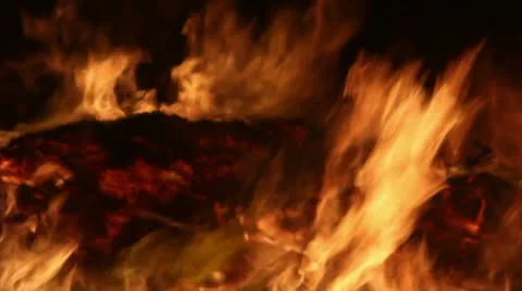Fire Detail Clip 17 Video stock 10924734