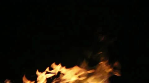 Fire Detail Clip 26  Stock Footage 11023905