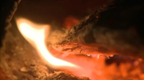 Fire detail Stock Footage 10767668