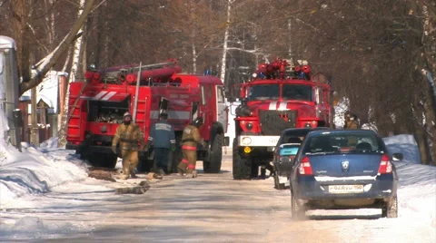 Fire drill 7 Stock Footage 1100179