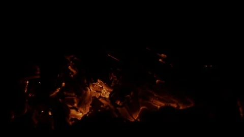 Fire dying Stock Footage 94256574