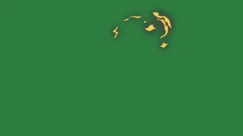 Fire Dynamic On Chroma Key For Compositing Stock Footage 338015080