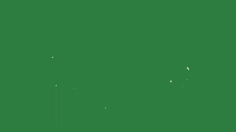 Fire Dynamic - Chroma Key Green Screen Footage Stock Footage 338014916