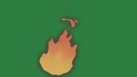 Fire Dynamic With Flame Motion Graphic Overlay Vidéo 338015755