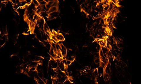Fire dynamic heat pattern. Fire dramatic flame energy. Fire glowing blaze bac Stock Photos