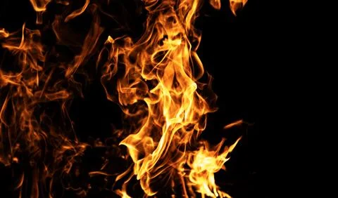 Fire dynamic heat pattern. Fire dramatic flame energy. Fire glowing blaze bac Stock Photos