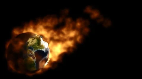 Fire Earth (HD) Stockbeeldmateriaal 7299342