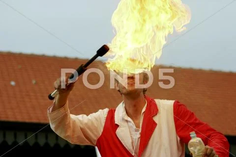 Fire eater Stock Photos
