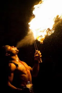 Fire eater Stock Photos