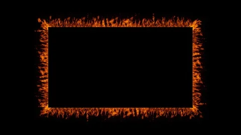 Fire edges towards out Stock-Footage 91014913