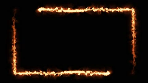 Fire effect frame animation. Stock Footage 233216859