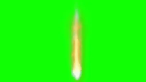 Fire Effect Green Screen Chroma Key Video Footage Stock Footage 322161371