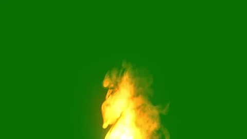 Fire effect stock background video Stock Footage 281306599