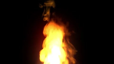 Fire effect stock background video Stock Footage 281306602