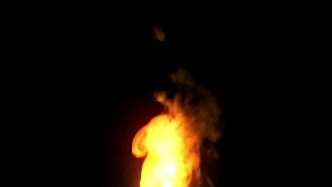 Fire effect stock background video Stock Footage 281306610
