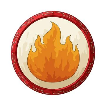 Fire element illustration Stock Illustration